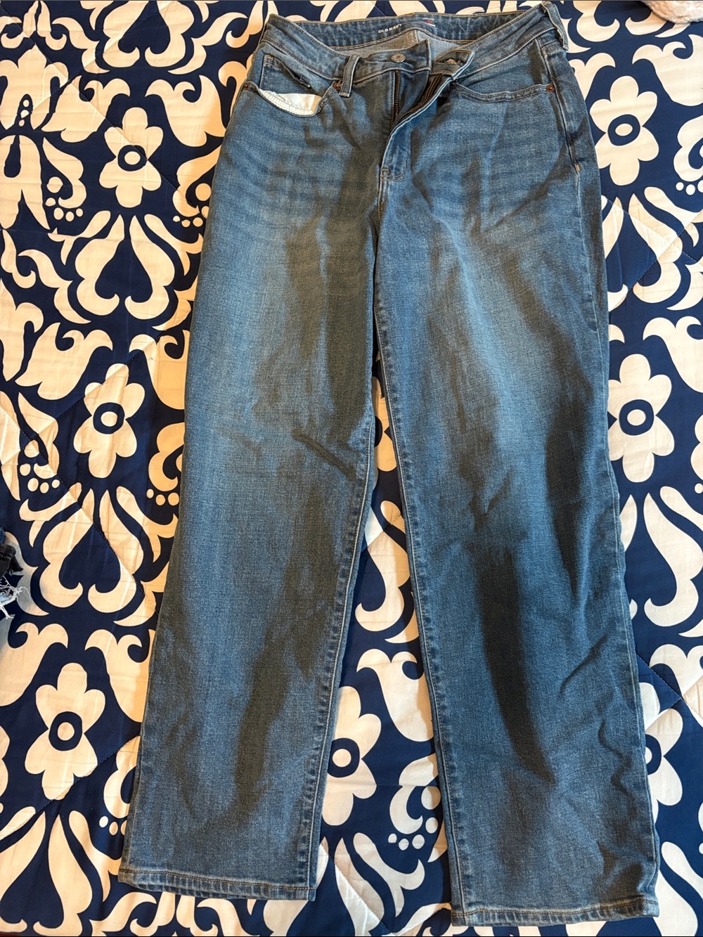 Old Navy High Five Curvy OG Loose Women’s Jeans - Blue